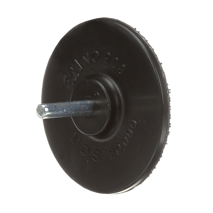 3M 07493 3M™ Disc Pad Holder, 923, black, 3 in x 1/4 in (76.2 mm x 6.35 mm), Colour: Black, 3M Stock No. 7000120560