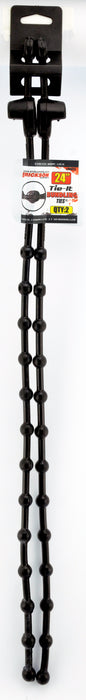 Erickson 06812 2 Pack – 24″ TIE-IT Bundling Ties. Safe, Reusable, All Weather Resistant!