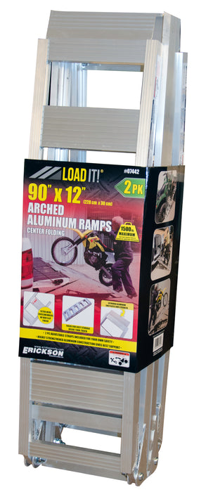 Erickson (447) 07442 2PK 11INX90IN BIFOLD ALUM RAMP