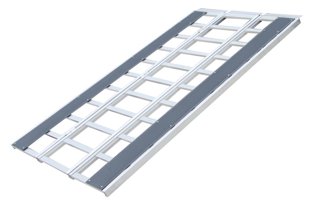 Erickson 07488 Tri-Fold Aluminum Combination. Snowmobile and ATV Loading Ramp 1500 lb. Rated (per ramp)
