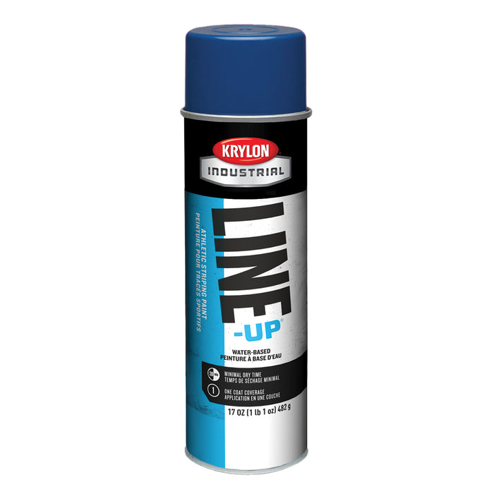 Sherwin Williams (435) K08313000 Krylon Industrial Line-Up Athletic Field Striping Paint, Athletic Navy, 17 oz.