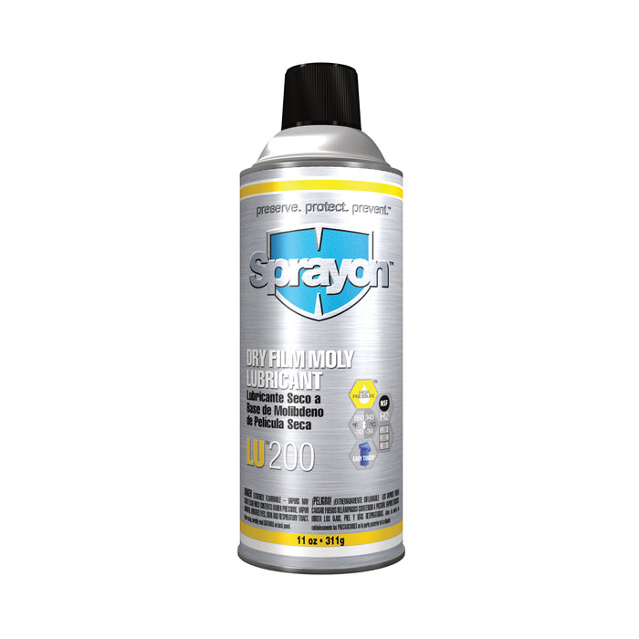 Sherwin Williams (435) SC0200000 Sprayon LU200 Dry Film Moly Lubricant, 11 oz.