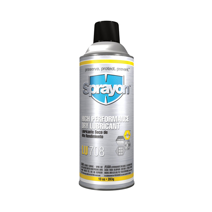 Sherwin Williams SC0708000 Sprayon LU708 High Performance Dry Lubricant, 10 oz.