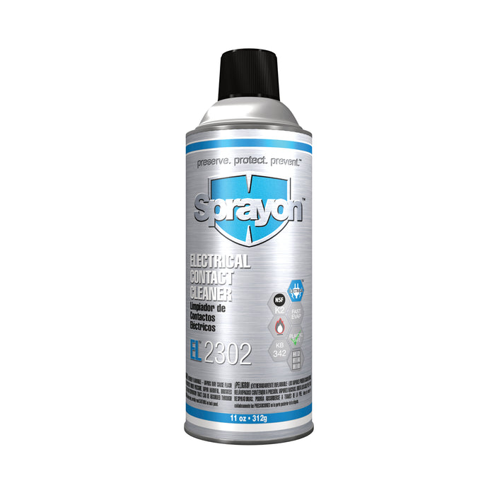Sherwin Williams SC2302000 Sprayon EL2302 Electrical Contact Cleaner, 11 oz.