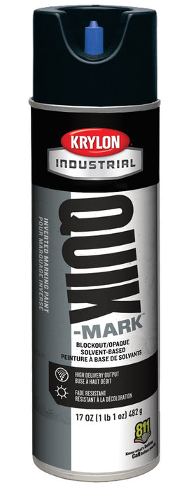 Sherwin Williams (435) AT3701 Krylon Industrial Quik-Mark Solvent-Based Inverted Marking Paint, Fluorescent Red/Orange, 17 oz.