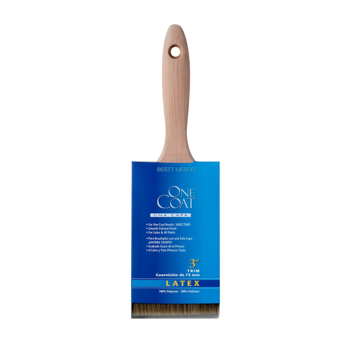 Sherwin Williams (435) 996620300 Bestt Liebco One Coat 100% Polyester Trim & Wall Brush, 3 in.