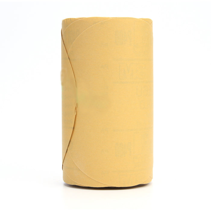 3M (815) 01434 3M™ Stikit™ Gold Disc Roll, 216U, 01434, P400, A-weight, 6 in (15.24 cm), Colour: Yellow, 3M Stock No. 7000119681