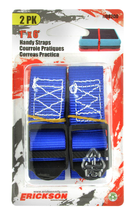 Erickson (447) 08200 1″ x 6′. Handy Straps