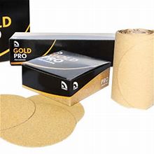 USC 082310 6" psa 180 grit gold paper flat