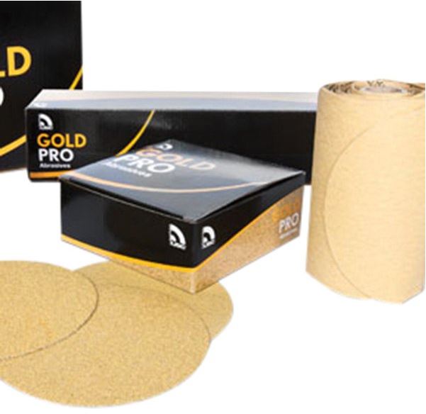 USC (133) 082314 6" psa 320 grit gold paper flat