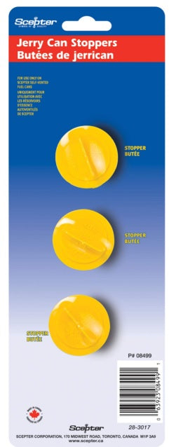 Scepter 08499 Scepter Gas Can Stoppers - 3-pk