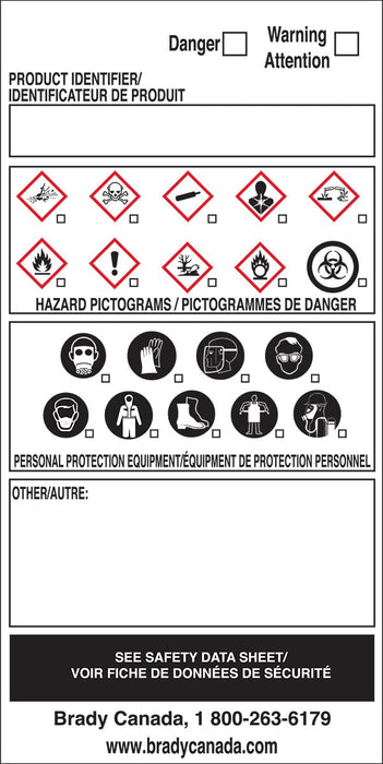 Brady (458) 08658 SAFETY