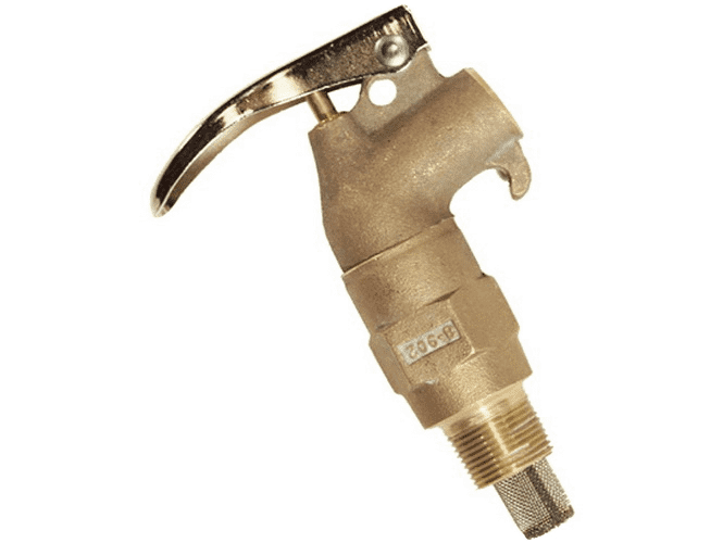 Justrite 08902 RIGID FAUCET- BRASS- AS P