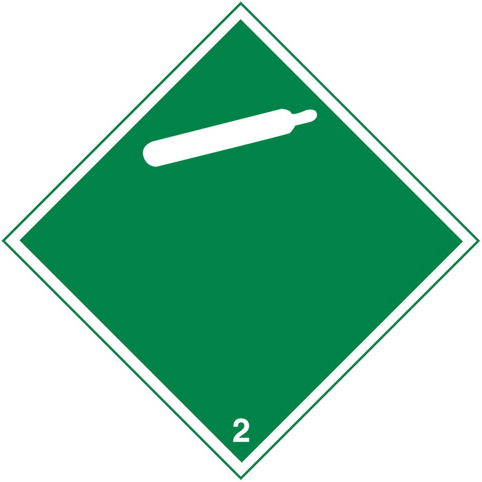 Brady (458) 09025 PLACARDS NON-FLAMM GAS CLASS 2