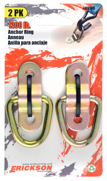 Erickson (447) 09108 2 Pk. 1200 lb Wire Flip Anchor