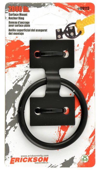 Erickson 09113 2000 lb Surface Mount Anchor Ring