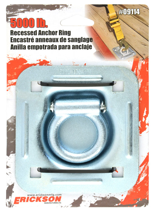 Erickson 09114 5000 lb Recessed Anchor Ring