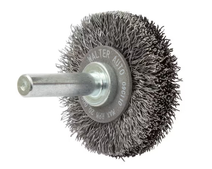 Walter 09C110 ALLSTEEL 1-3/8" MTD WHEEL BRUSH