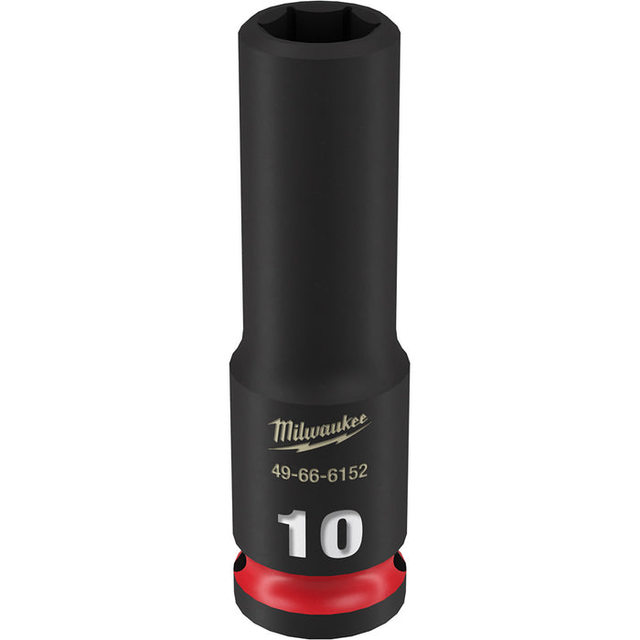 Milwaukee 49-66-6152 SHOCKWAVE Impact Duty™ 3/8"Drive 10MM Deep 6 Point Socket