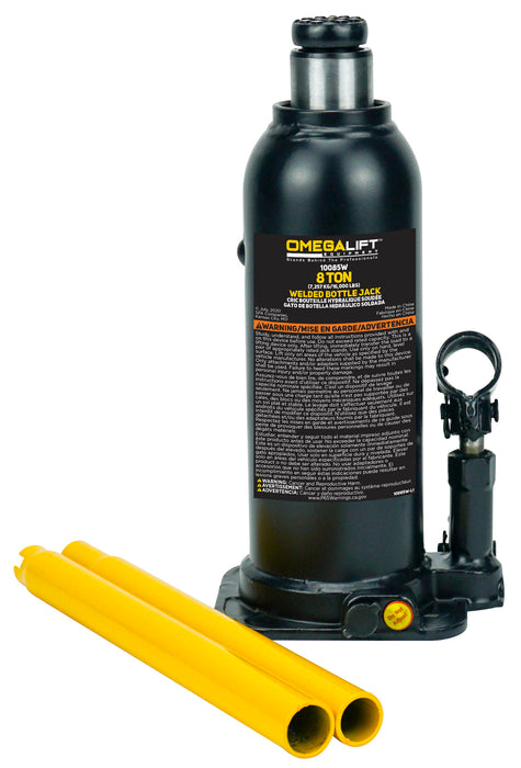 Omega 10085W Omega 10085W - 8 Ton Side Pump Bottle Jack