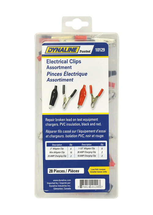 Dynaline (378) 10129 Electrical Clip Assortment, 28 Pieces / 6 Types