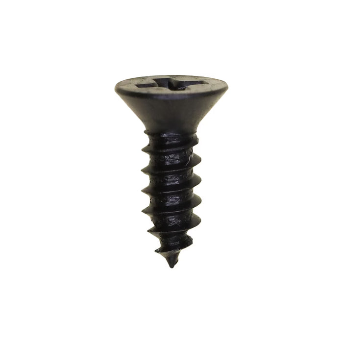 Geno Industries (112) 10172 100Pk No.8 X 1/2In Phillips Flat Head Tapping Screw Black Oxide Ab, pack of 100