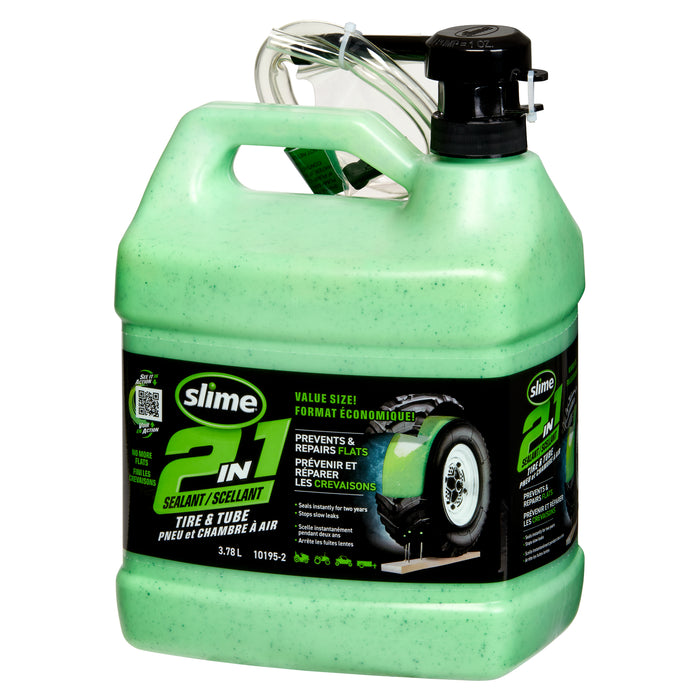 Permatex 10195-2 Slime 2-In-1 Tire & Tube Sealant 3.78 L