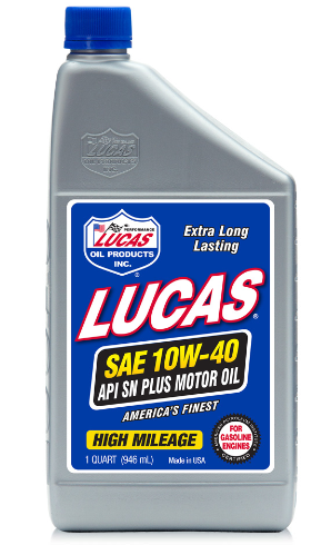Lucas Oil (345) 10275 Sae 10W-40 Motor Oil, 1 Quart / 946 mL