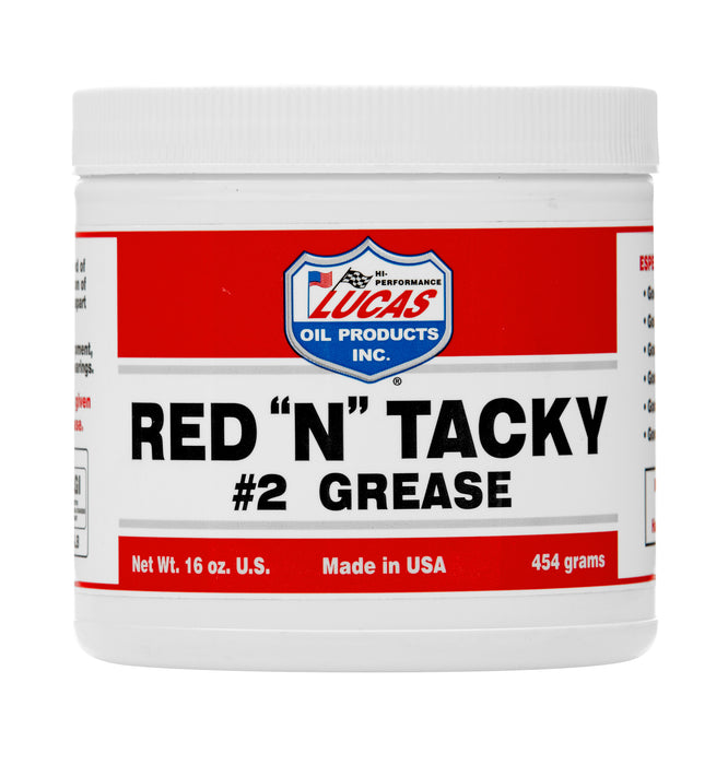 Lucas Oil 20574 Red N Tacky Grease, 1 lb / 454 g Tub