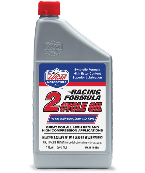 Lucas Oil (345) 10828 1 QUART/946ML RACING FORMULA 2-CYCLE OIL
