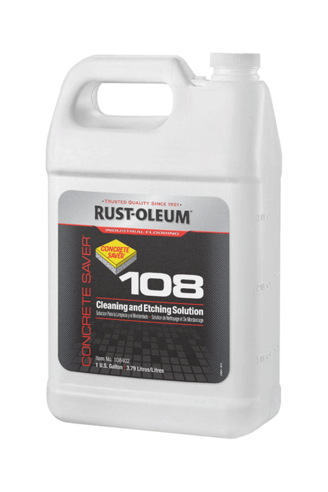 Rust-Oleum (210) 108402 Concrete Saver 108 System Cleaning Etching Solution, 3.78L