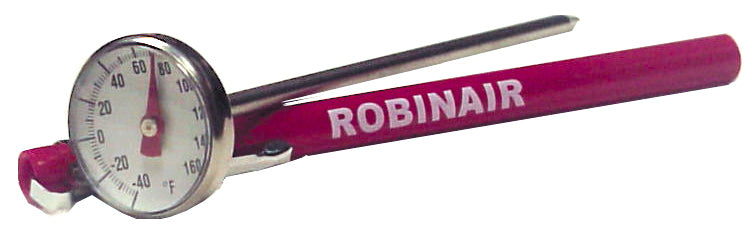 Robinair (142) 10945 DIAL THERMOMETER 0 DEGREES TO
