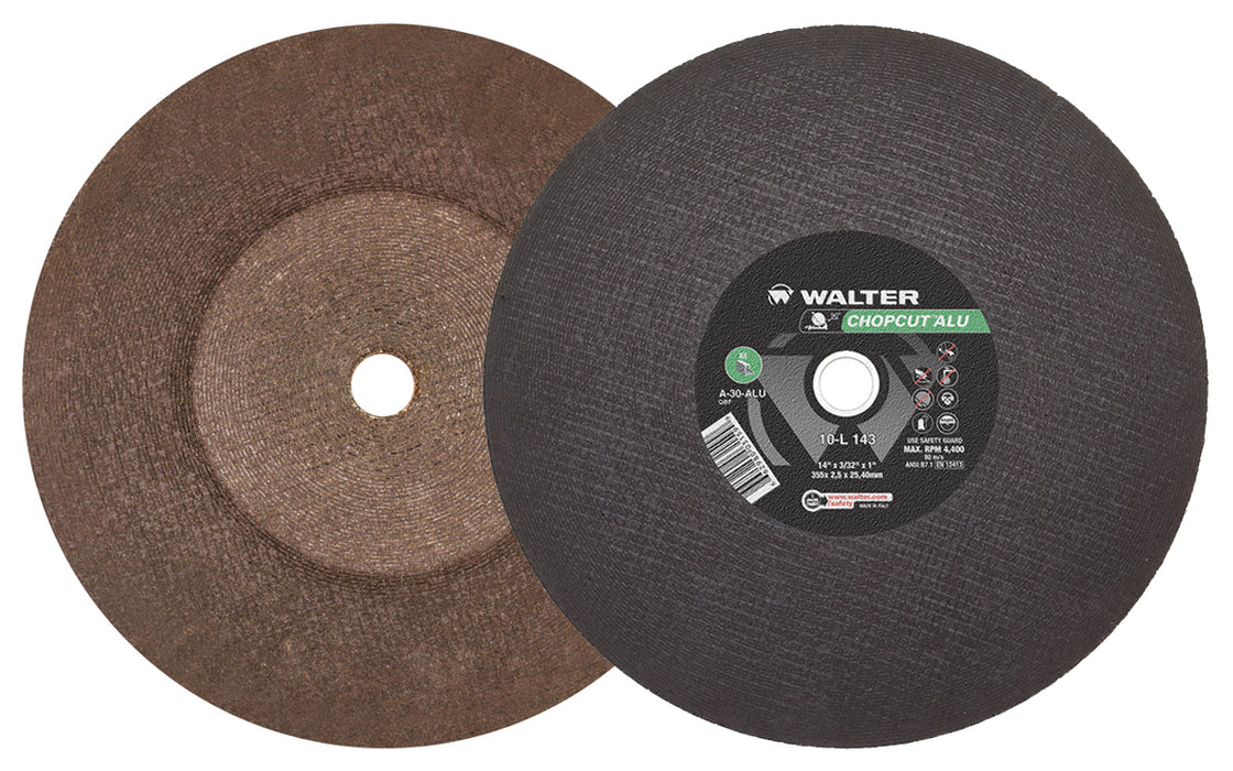 Walter 10L143 CHOPCUT ALU 14" X 3/32" X 1" PK10