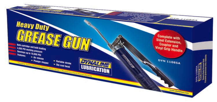 Dynaline (378) 11085A Heavy Duty Lever Grease Gun, 4500 psi. 10000 psi max.