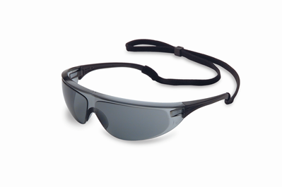 North Safety (399) 11150751 UVEX by Honeywell 11150751 Millennia Sport Safety Eyewear Black Frame, TSR Grey Lens with Anti-Scratch Hardcoat