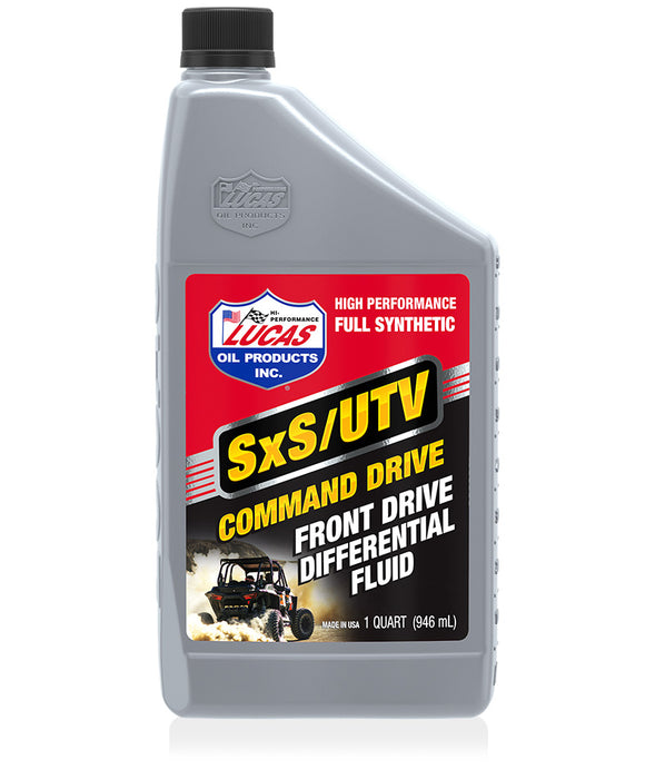 Lucas Oil (345) 11220 1 Quart/946ML SYNTHETIC SXS COMMAND DRIVE FRONT DRIVE DIFFERENTIAL FLUID (Copy)