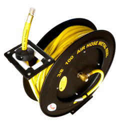 Dynaline 11371 Industrial Air Hose Reel - 100', 3/8 hose dia. 100' hose length