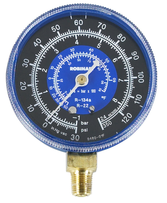 Robinair (142) 11794 REPL. COMPOUND GAUGE- PSI/BAR/