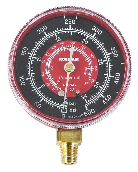 Robinair 11795 REPL. PRESSURE GAUGE- PSI/BAR/