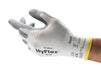 Ansell 1180011090 Hyflex 15G White Nylon Oil Free Liner, Grey Nitrile Rubber Palm Coat, Size 9