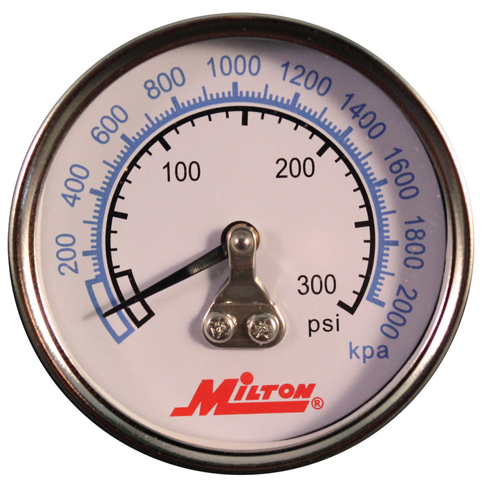 Milton (625) 1192 Milton 1192 1/4" NPT High Pressure Gauge