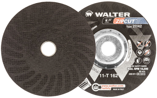 Walter 11T162 ZIP WHEEL™ CUT-OFF 6” X 3/64” X 7/8" GRADE: A-60-ZIP TYPE 27 PK 25