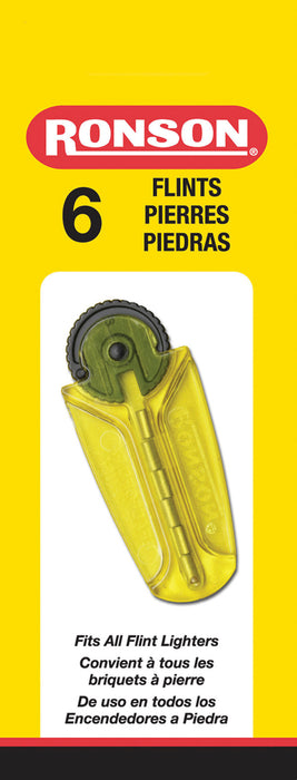 Ronson (162) 1206-144 Ronson 6-Flint Cards / 12 pack - Fits All Flint Lighters