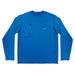 Ergodyne 12155 Chill-Its 6689 Cooling Long Sleeve Sun Shirt with UV Protection, Blue