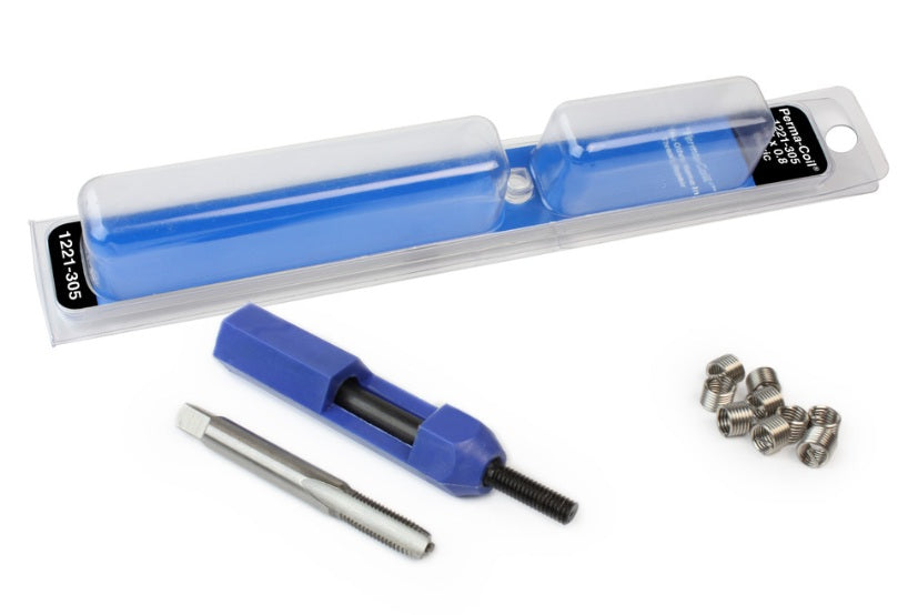 H. Paulin (680) 1221-305 Papco M5-0.8 x 7.5mm Metric Perma Thread Inserts, 12Pcs