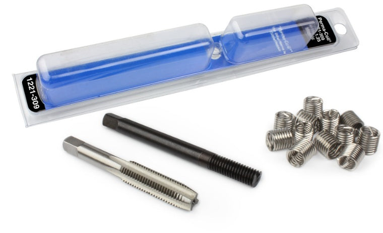 H. Paulin (680) 1221-309 Papco M9-1.25 x 13.5mm Metric Perma Thread Inserts, 12Pcs