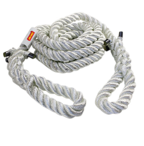 Dynaline 12210 H.D. Tow Rope 3-1/8" x 30', MVW-97500Lb, MBS-195000Lb White