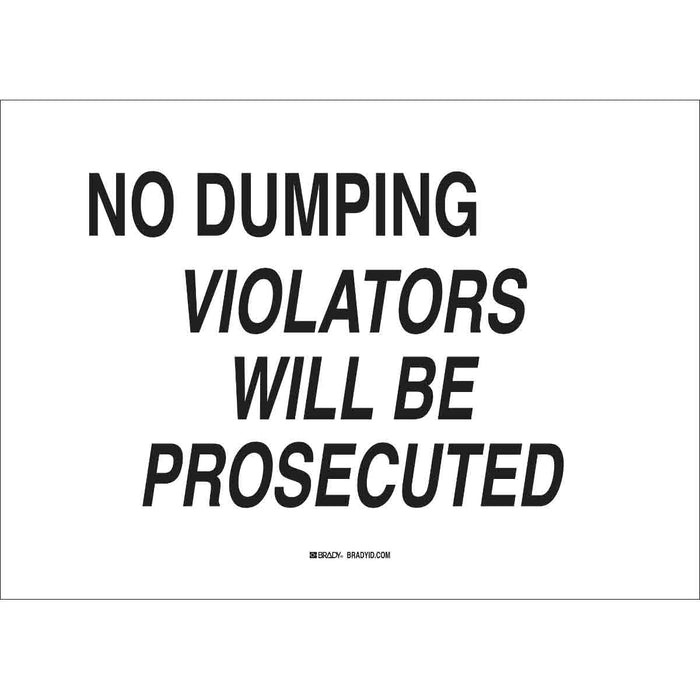 Brady (458) 122367 SECURITY SIGN