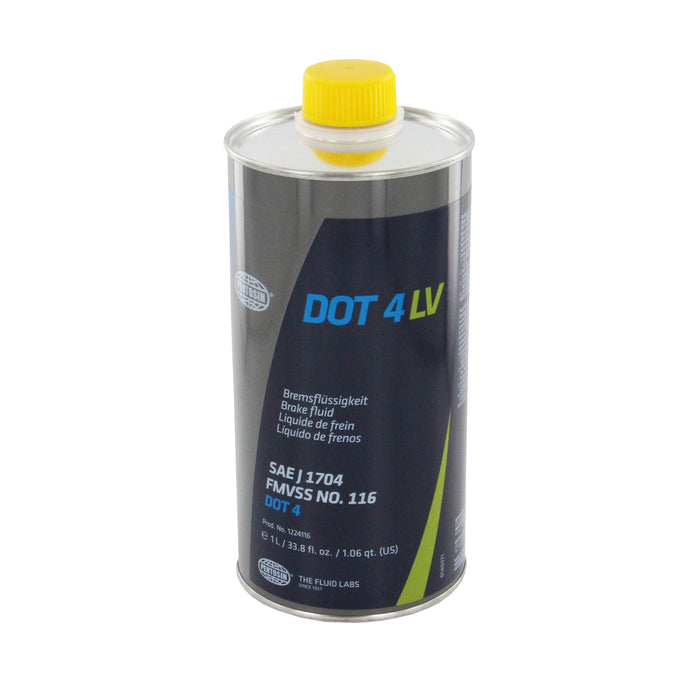 Pentosin 1224116 Pentosin DOT 4 LV for vehicles requiring low viscosity brake fluid, 1L