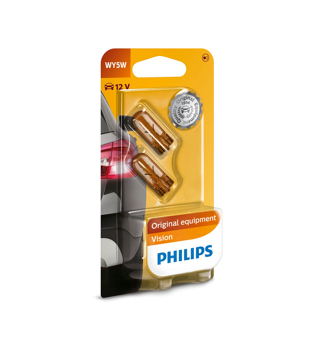 Philips Lumileds (335) 12396NAB2 STANDARD MINI BULB, Blister Pack, Pair